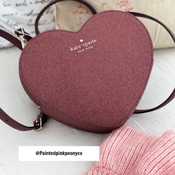 🆕 KATE SPADE | Love Shack Heart Purse Dark Nova - Picture 6 of 14